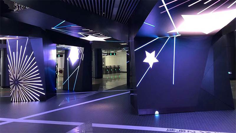 长沙地铁数字艺术馆