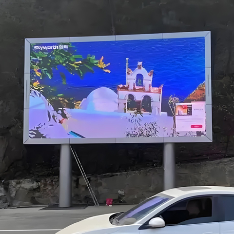 立柱式LED屏适合户外空旷场地吗？