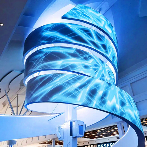 柔性LED屏适合做弧形造型吗？